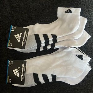 Adidas Low Cut Socks (Lot of 2 packs - 6 pairs total)